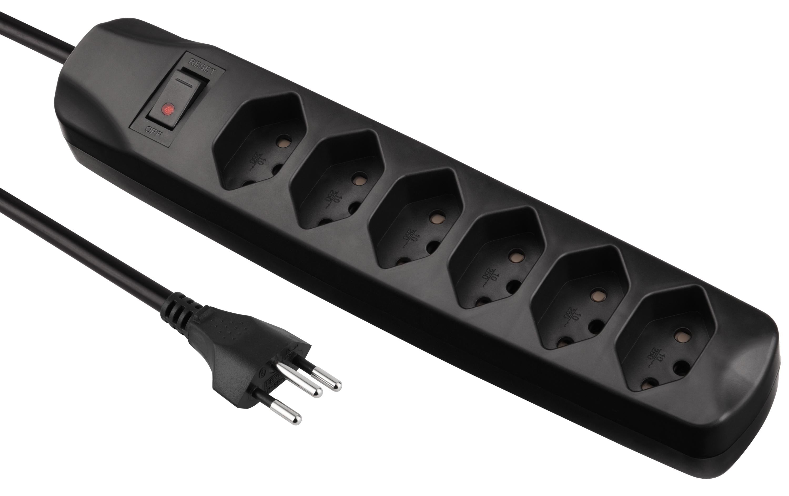FURBER.power, Steckdosenleiste 6x T13 mit S