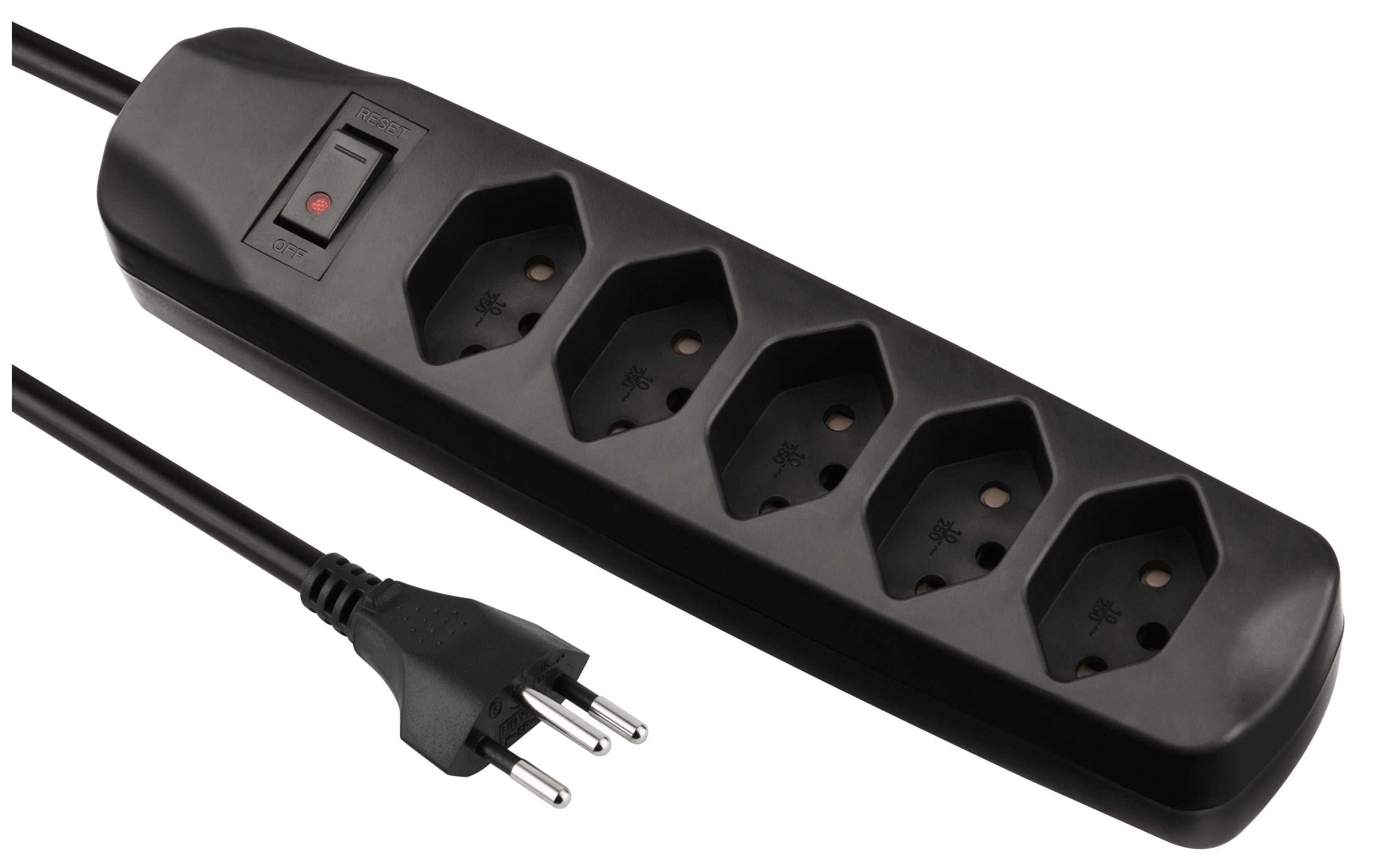 FURBER.power, Steckdosenleiste 5x T13 mit S