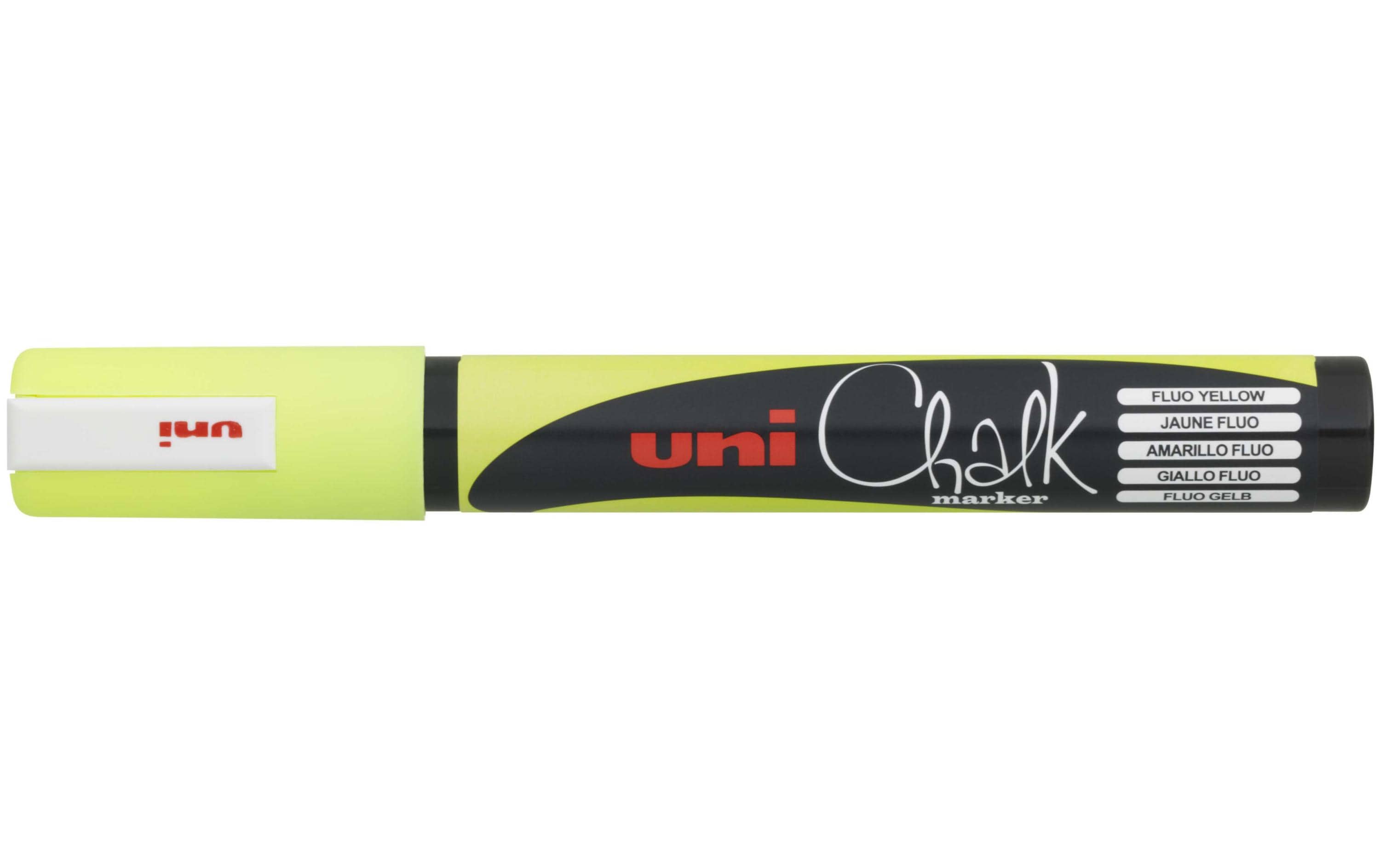 Uni, Kreidemarker Uni CHALK 1.8-2.5 mm Fluo
