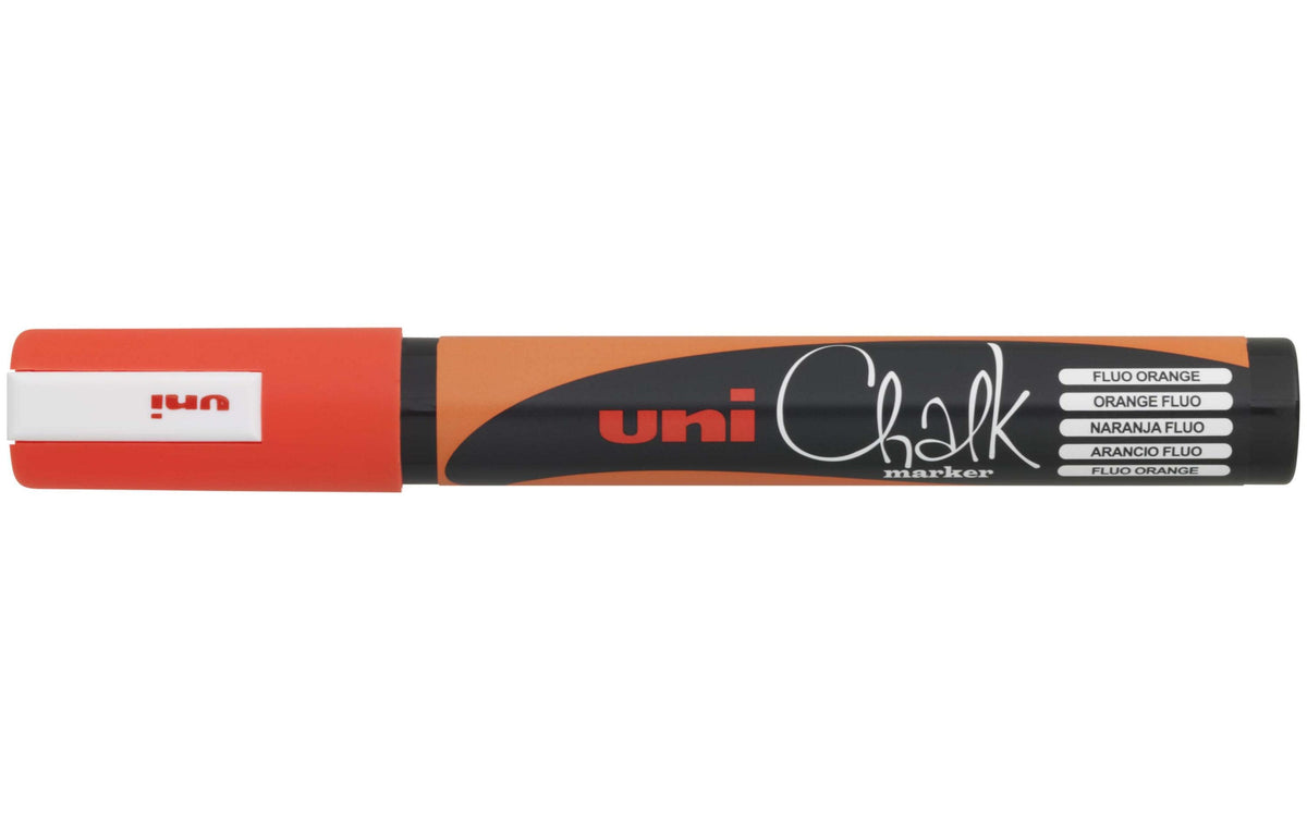 Uni, Kreidemarker Uni CHALK 1.8-2.5 mm Fluo