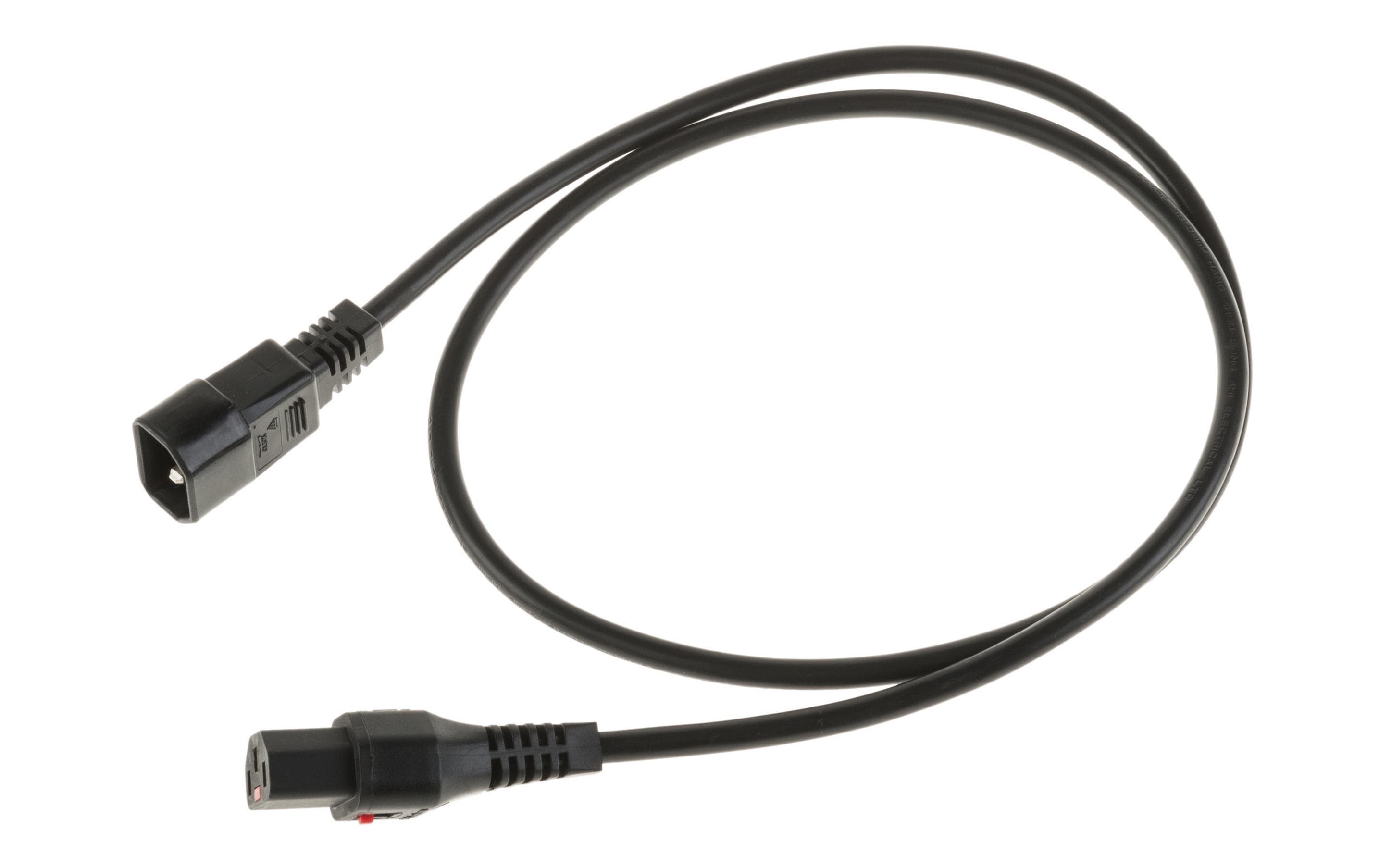 IECLock Netzkabel 4.0m schwarz