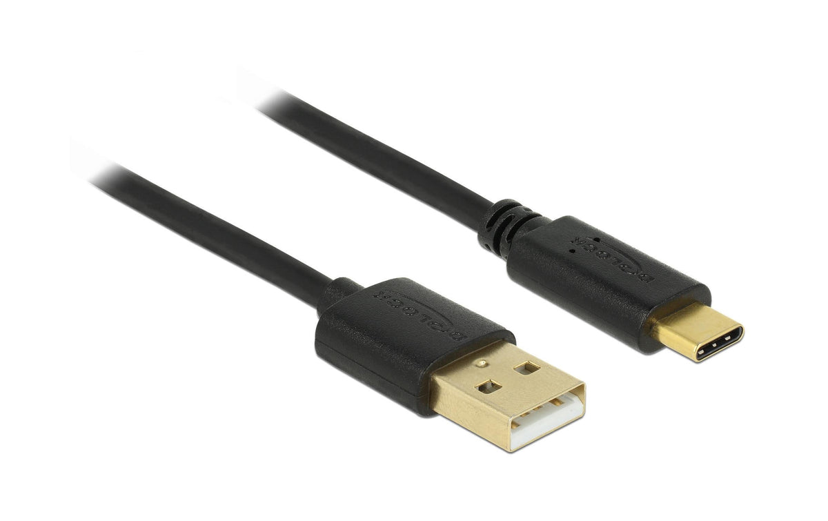 USB2.0-Kabel A-TypC: 4m, schwarz