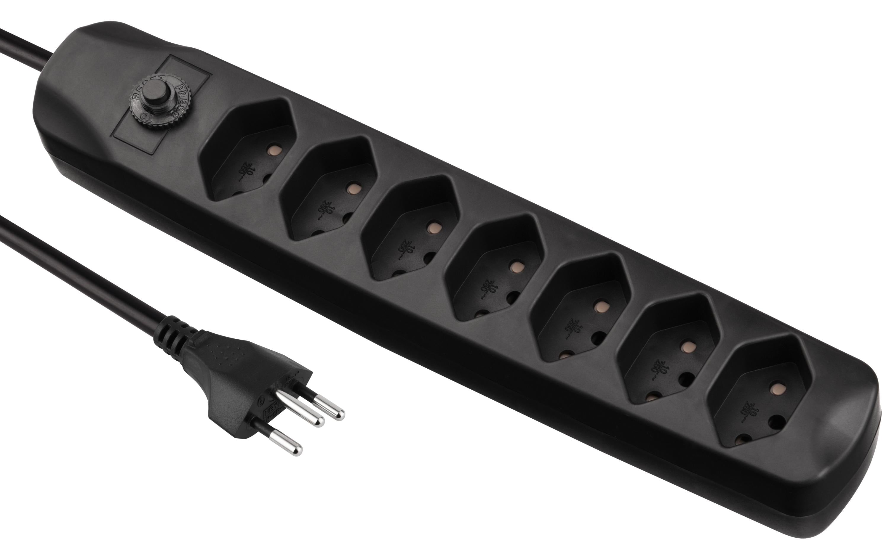FURBER.power, Steckdosenleiste mit Überlast