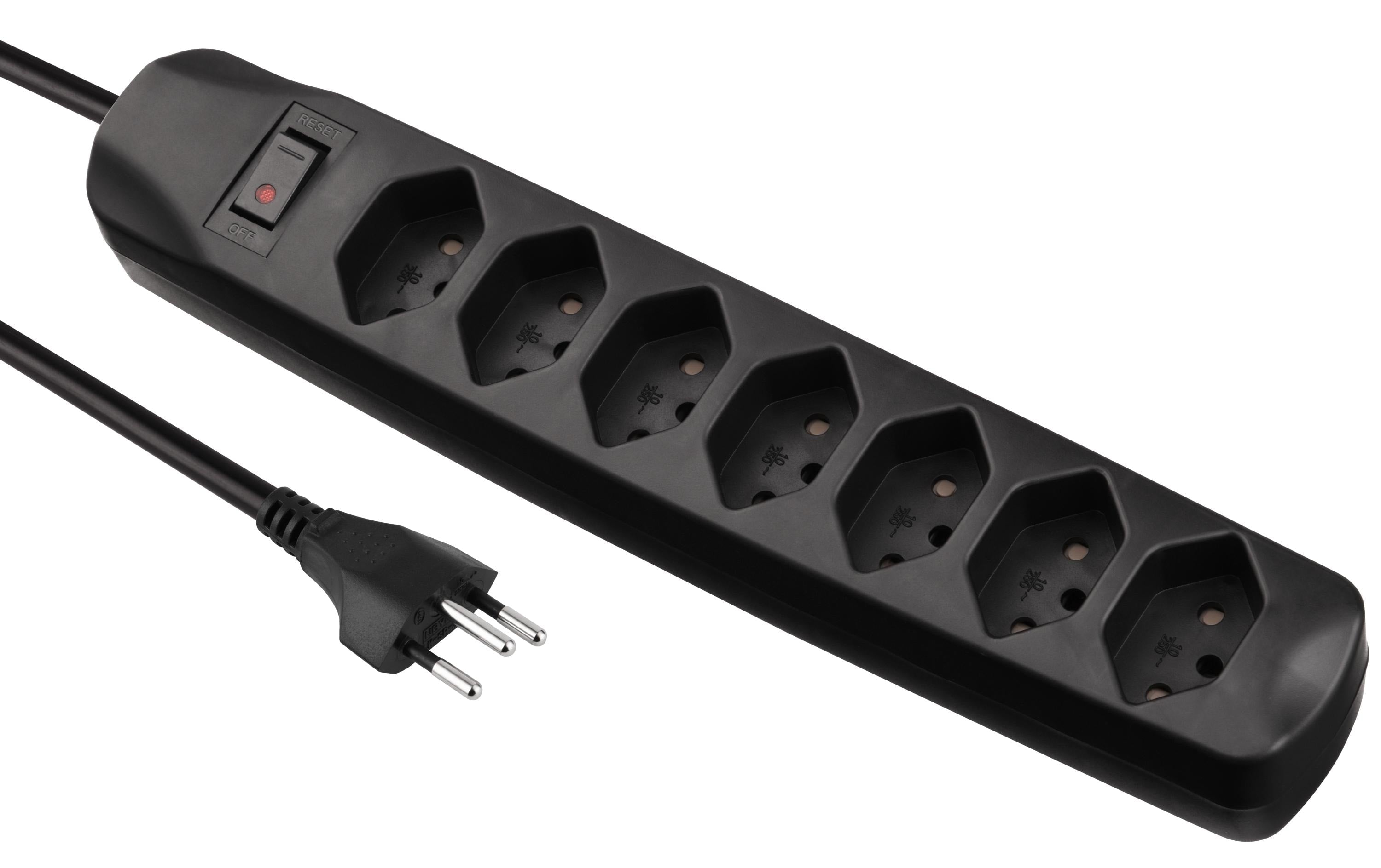 FURBER.power, Steckdosenleiste 7x T13 mit S