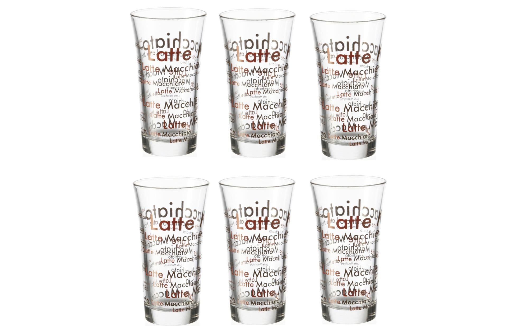 Montana Latte Macchiatotasse 6er Set Enjoy