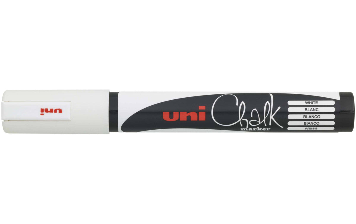 Uni, Kreidemarker Uni CHALK 1.8-2.5 mm Weis