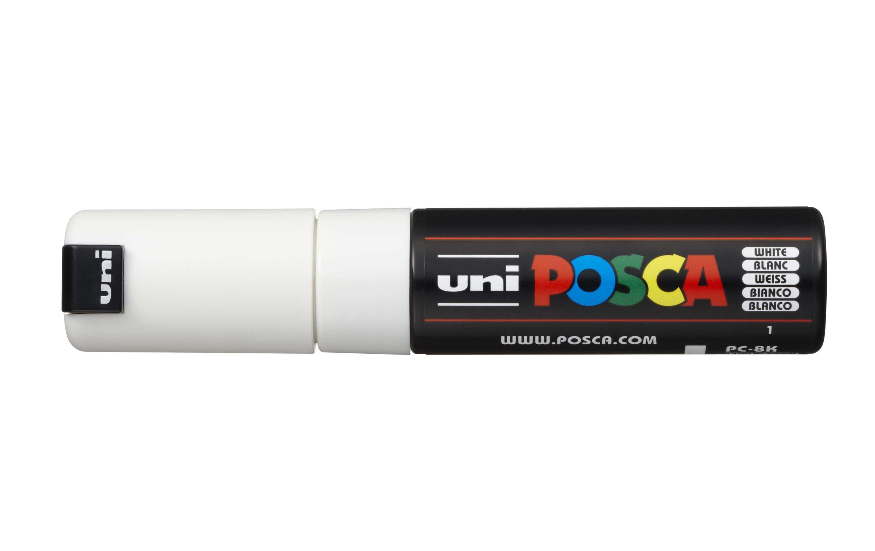 Uni, Permanent-Marker Posca 8 mm Weiss