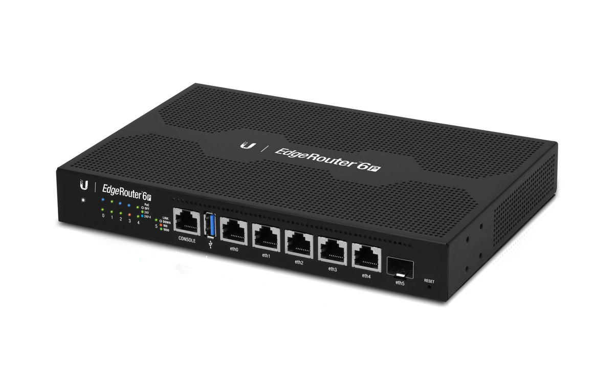 Ubiquiti EdgeRouter-6P: 6 Port PoE Router