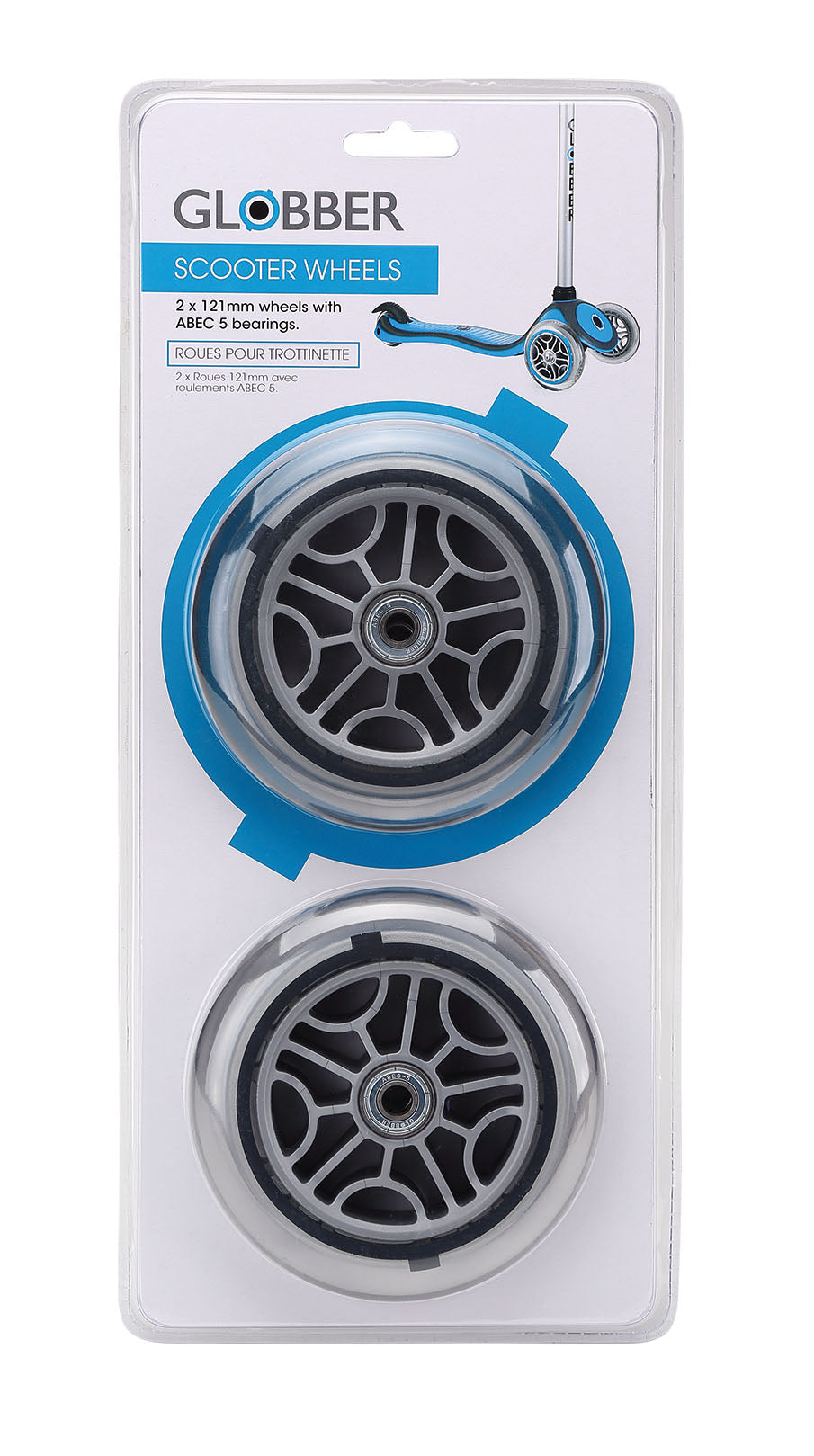 Globber | Wheel Set | 121mm | Grau