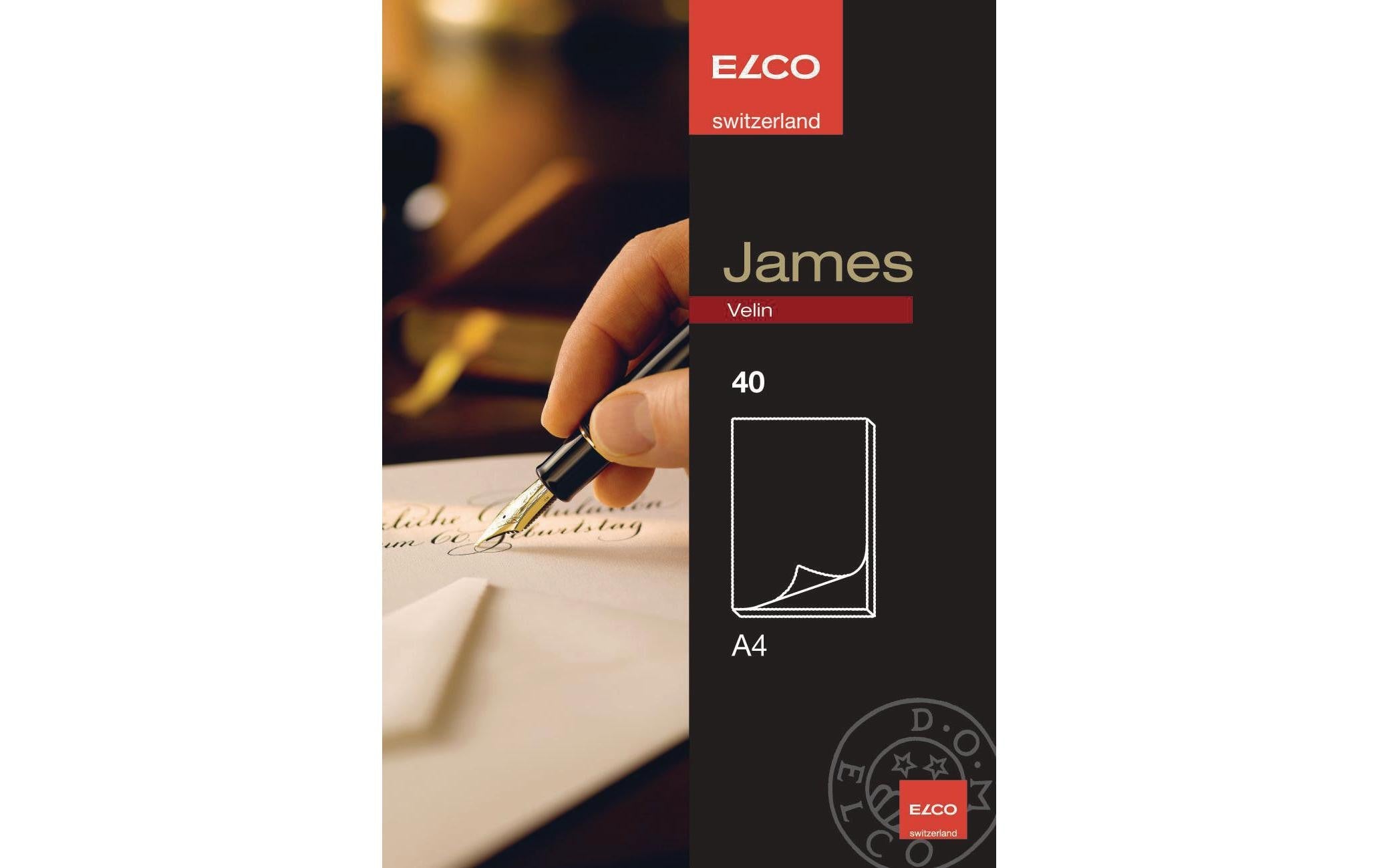 Elco Briefpapier-Block James Velin A4