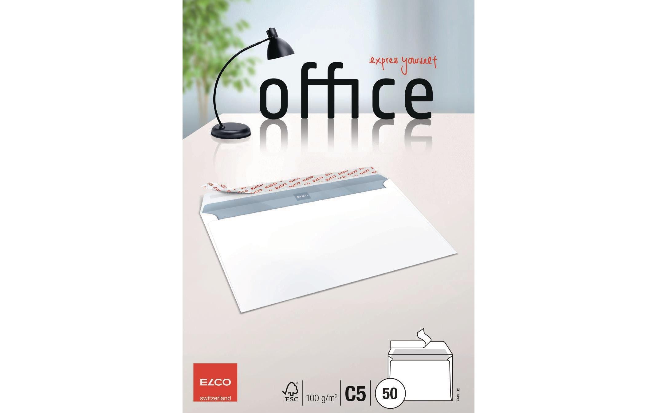 ELCO, Couvert Office C5 ohne Fenster, 50 St