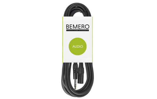 Bemero BAC4115-300BK XLRm-6.3 Klinken 3m
