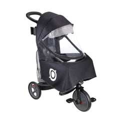 Globber | Explorer Trike Regenabdeckung | Schwarz