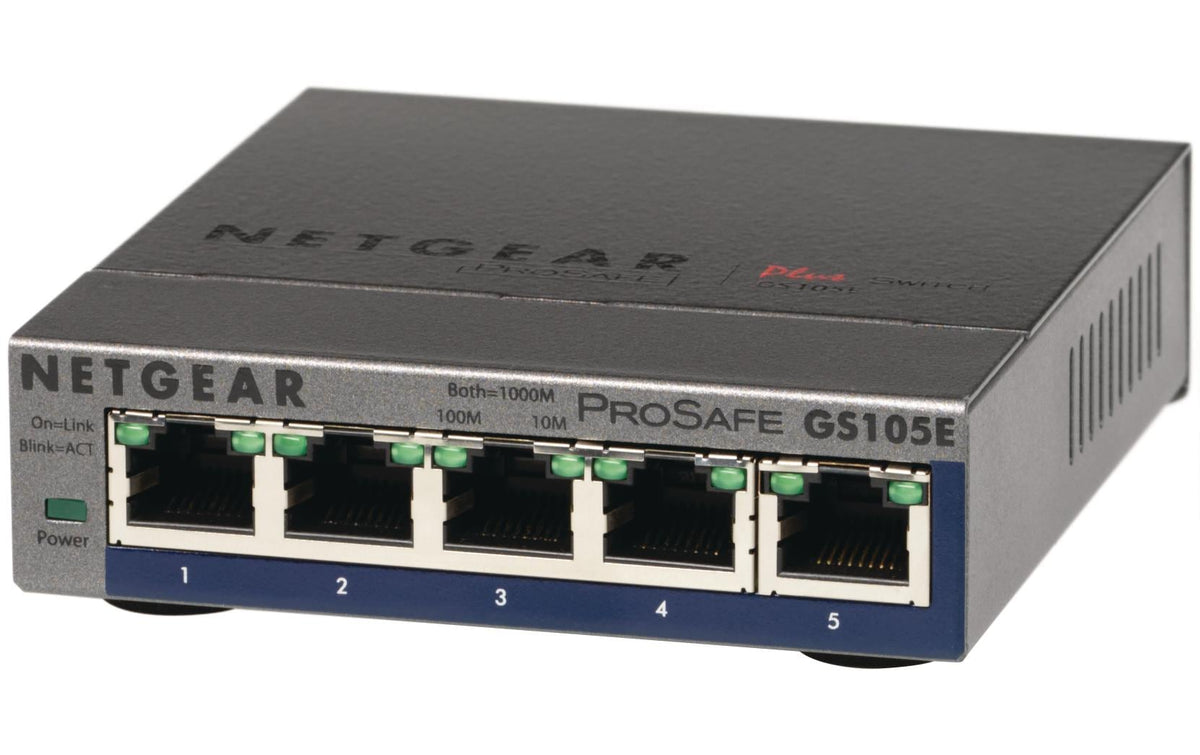 Netgear GS105Ev2: 5 Port Switch