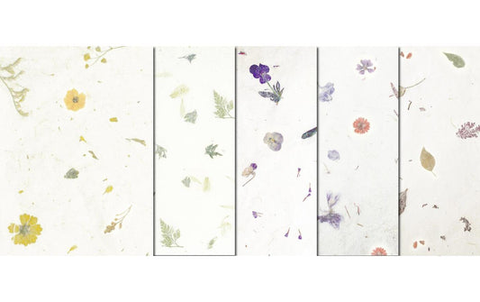 URSUS Bastelpapier mit Blüten und Blätter