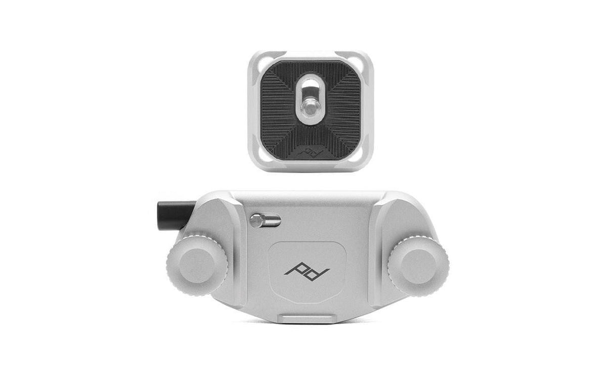 Peak Design Clip&Plate, silber