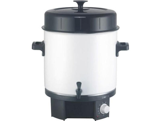 Clatronic | Einkochautomat EKA 3338 | mit Ablaufhahn, weiss, 25 Liter