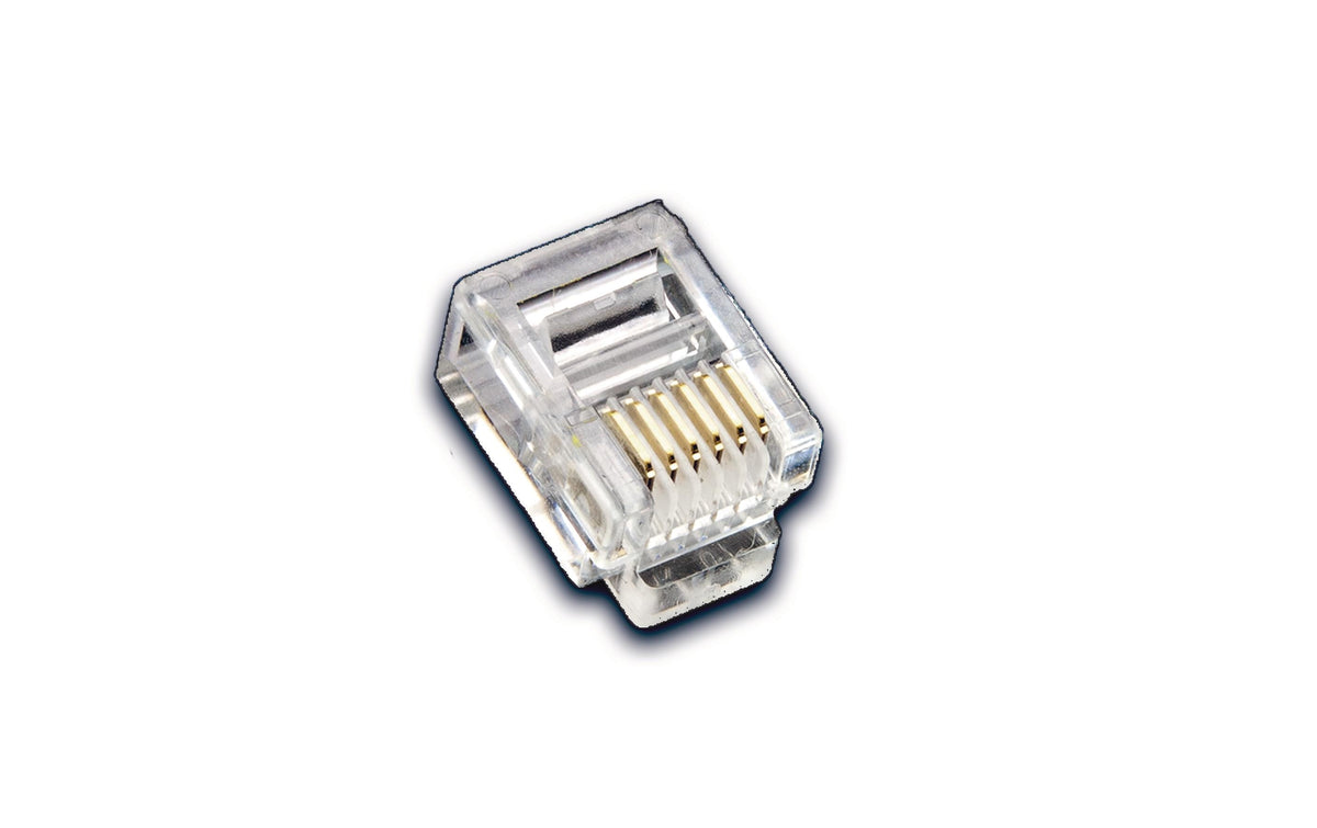 RJ-11/RJ-12 Modularstecker 100er Pack