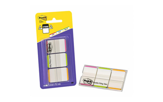 3M Post-it Index Strong, 3x12 Tabs