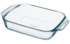 Pyrex, Auflaufform 27 x 17 cm Eckig, Transp
