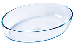 Pyrex, Auflaufform 35 x 24 cm Oval, Transpa