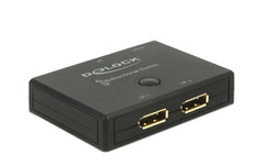Delock 2 Port DP Switch&Verteiler