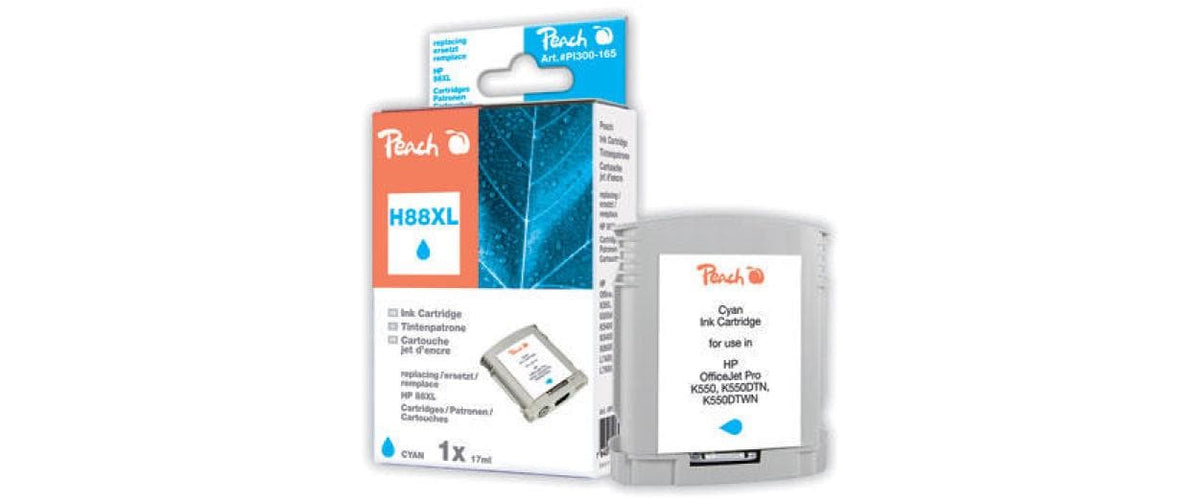 Peach Tinte HP C9391AE Nr. 88XL cyan