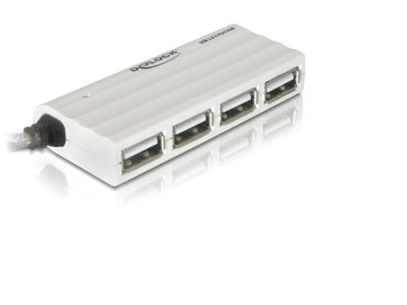 Delock | USB 2 Hub 4-Port | Slim Delock