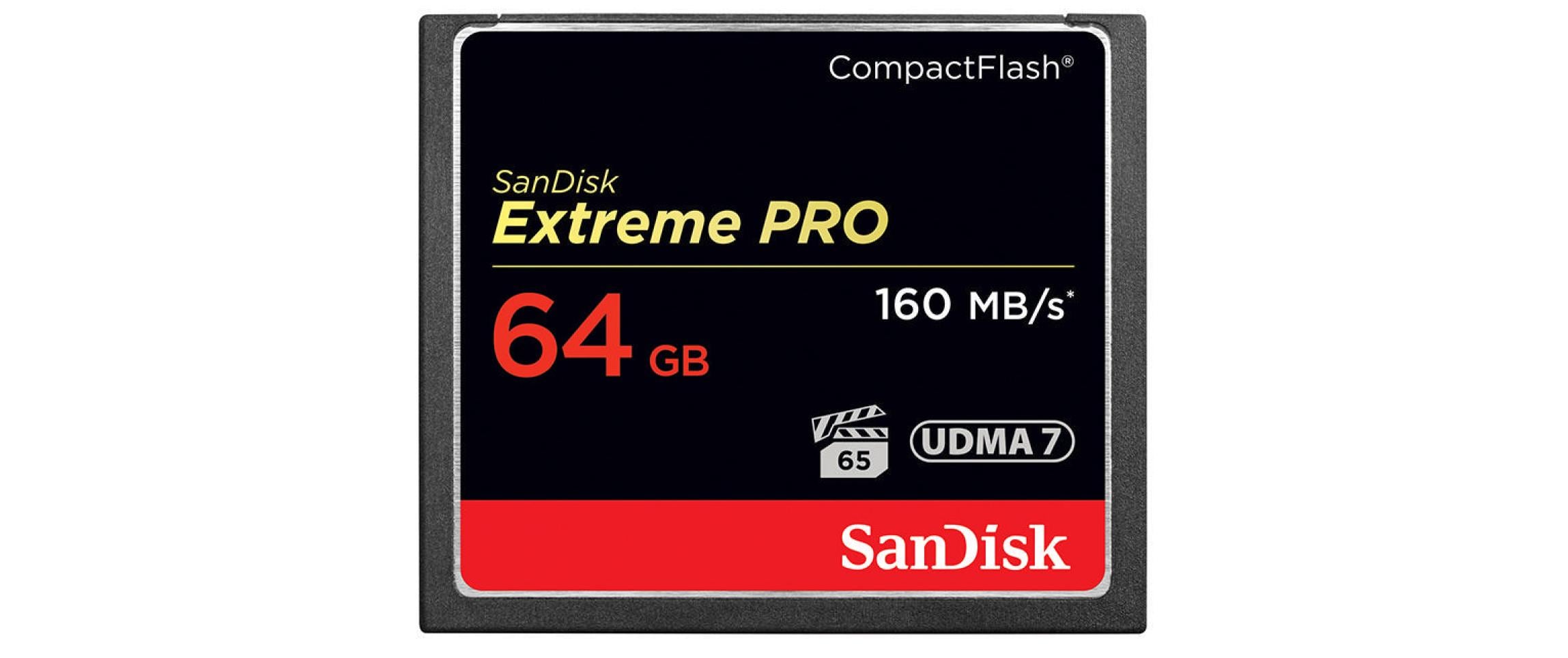 SanDisk CF Card 64GB Extreme Pro 1067x