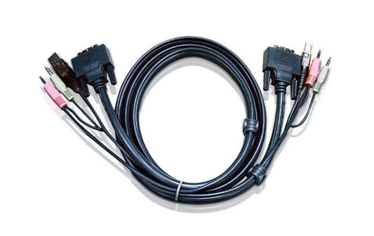 Aten 2L-7D03U: USB-DVI-KVM-Kabel 3M