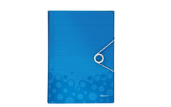 Leitz | WOW Projektmappe A4 PP | blau metallic