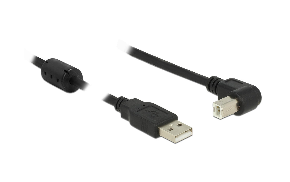 USB2.0-Kabel A-B: 1.5m, schwarz