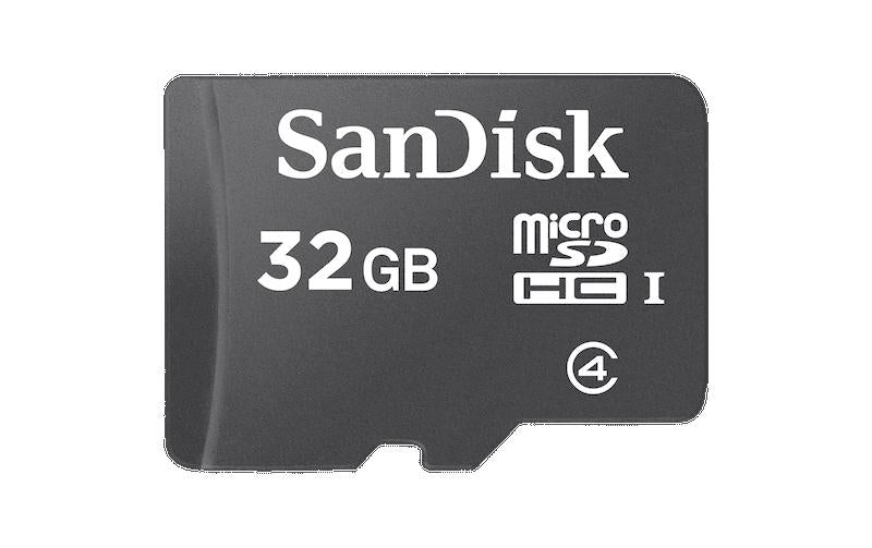 SanDisk microSDHC Card 32GB, Class 4