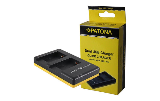 PATONA Dual Ladegerät LP-NB-13L