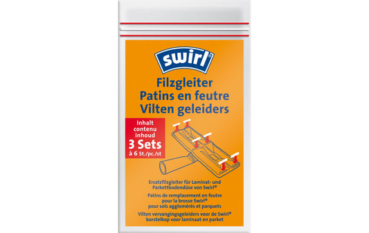 Swirl Ersatz-Filzgleiter für Parkettdüse
