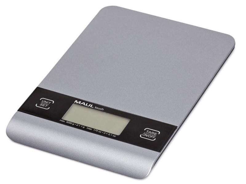 Maul | Briefwaage MAULtouch bis 5000g | inkl. Batterien, silber