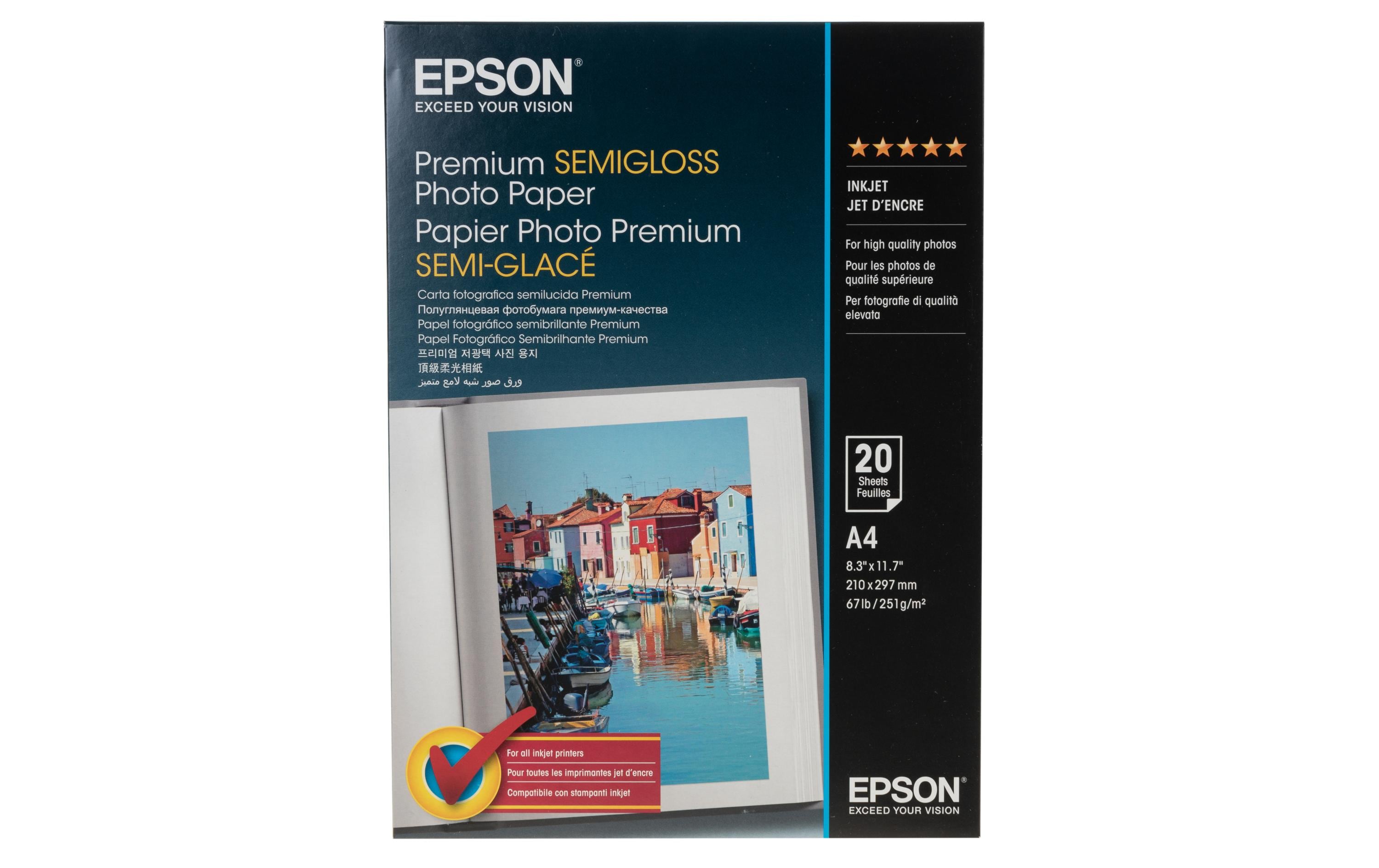 Epson Premium semigl. Photo Paper A4