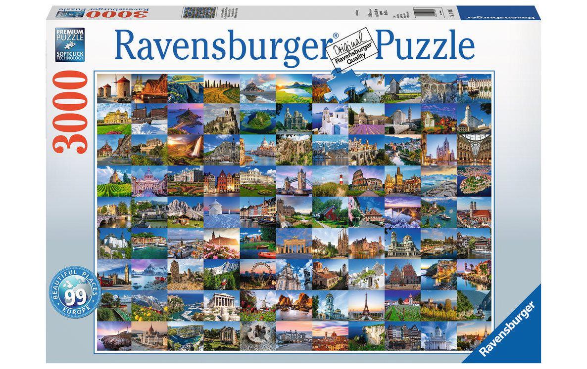 Puzzle 99 Beautiful places in Europe