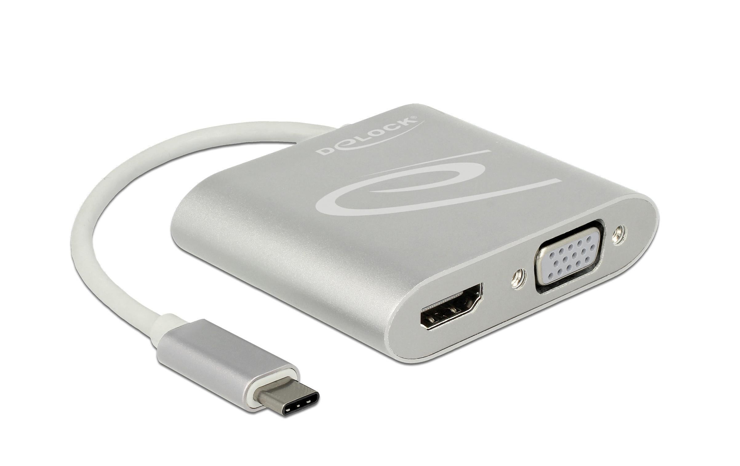 Monitor Splitter USB Typ-C  zu DP/HDMI/VGA