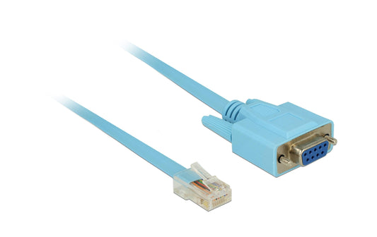 Delock | RS-232 zu RJ-45 Konsolenkabel | für Cisco & andere Netzwerkgeräte