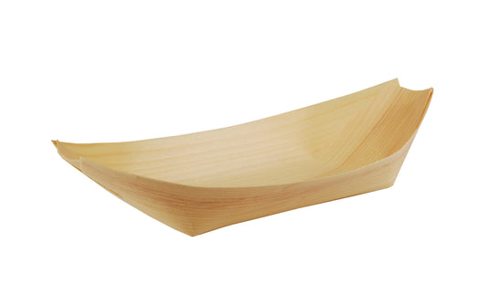 Papstar Holz-Fingerfood-Schalen Schiffchen