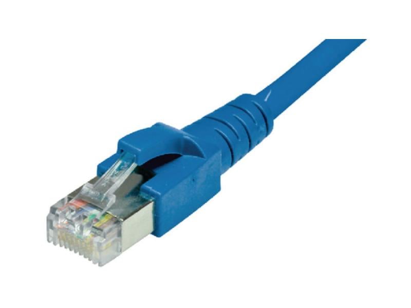 Dätwyler IT Infra | Patchkabel RJ-45 - RJ-45 | Cat 6A, S/FTP, 7.5 m, Blau
