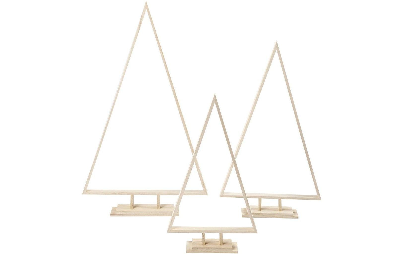 Creativ Company Holzfigur Weihnachtsbäume