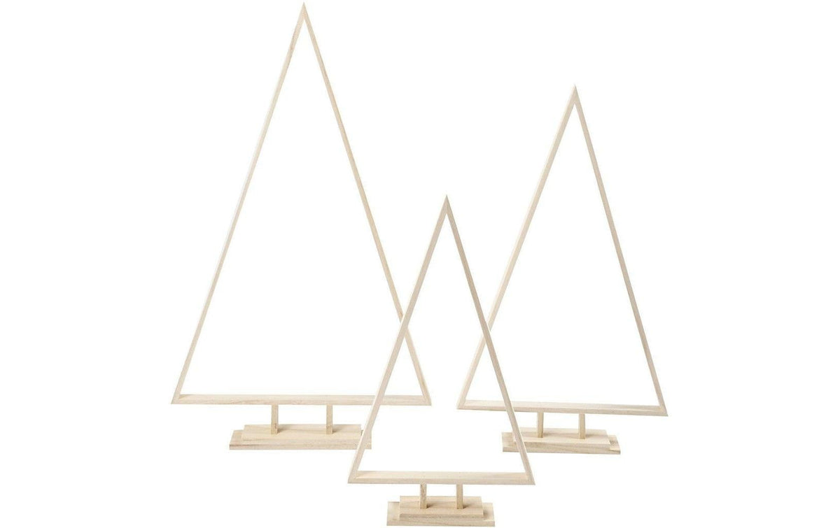 Creativ Company Holzfigur Weihnachtsbäume
