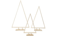 Creativ Company Holzfigur Weihnachtsbäume