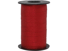 Creativ Company | Geschenkband rot Glitzer | Kräuselband, B 10 mm, L 100 m