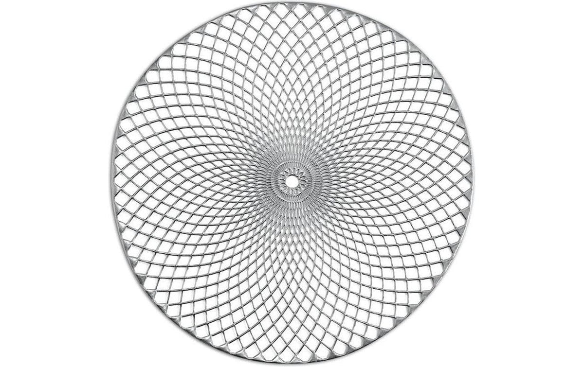 Zeller Present Tischset Mandala rund silber