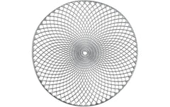 Zeller Present Tischset Mandala rund silber