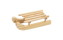 Creativ Company | Miniaturfiguren | Holzschlitten, 6.5 x 2.5 cm, 2 Stück