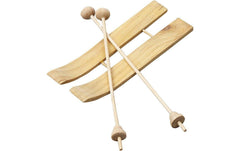 Creativ Company | Miniaturfiguren | Ski mit Stöcken, 11 x 3.8 cm, 3 Stück